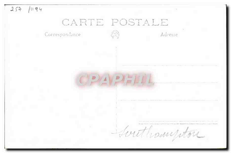 CPA Bateau HMS Southampton — Verso