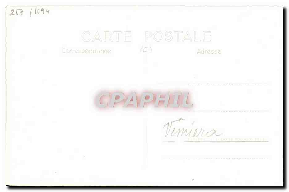 CPA Bateau HMs Vimiera — Verso