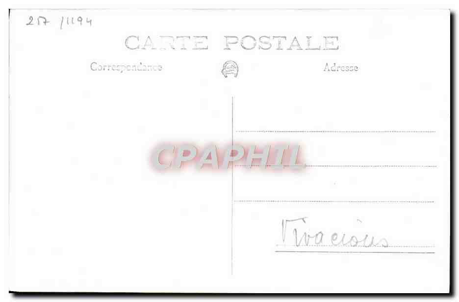 CPA Bateau HMS Vivacious — Verso