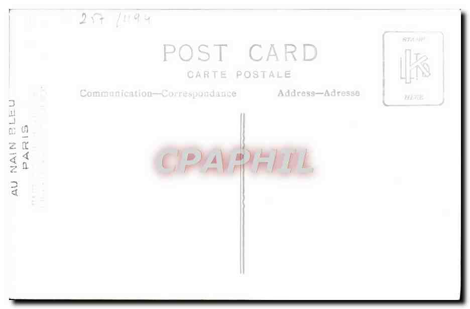 CPA Bateau HMS Ajax — Verso