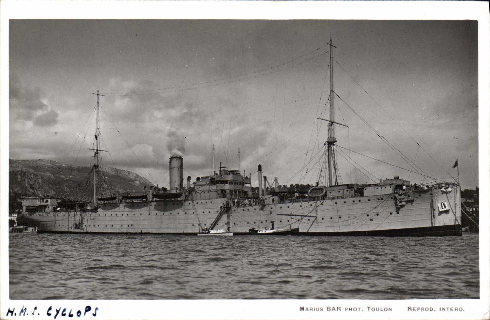 CPA Bateau HMS Cyclops