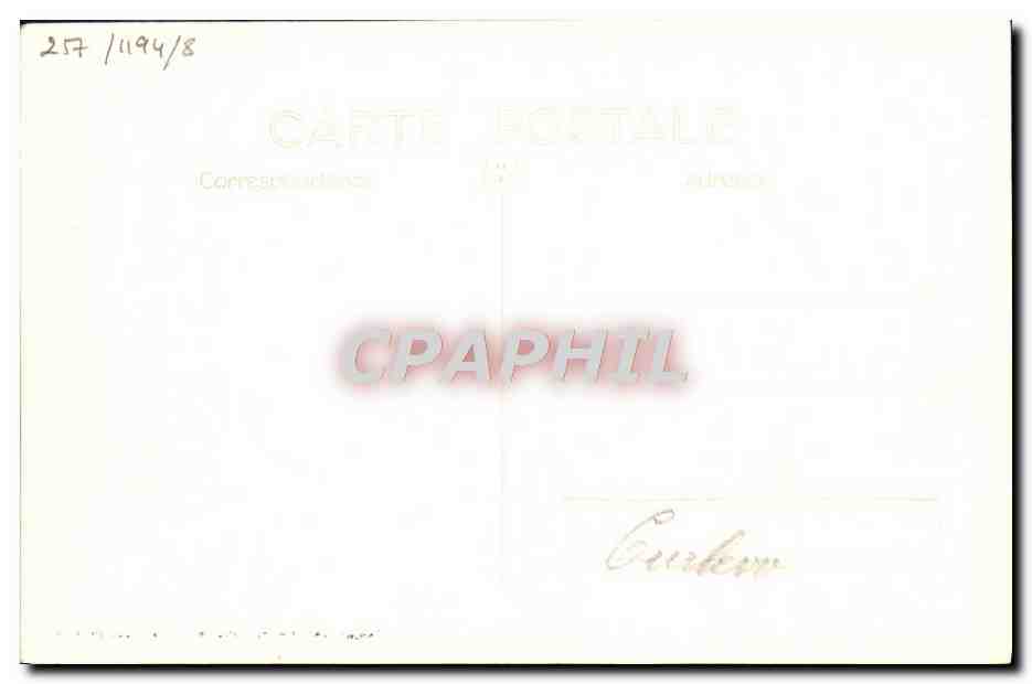 CPA Bateau HMS Curlew — Verso