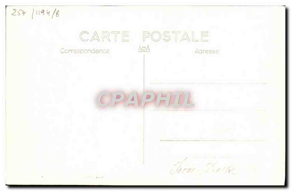 CPA Bateau HMS Iron Duke — Verso
