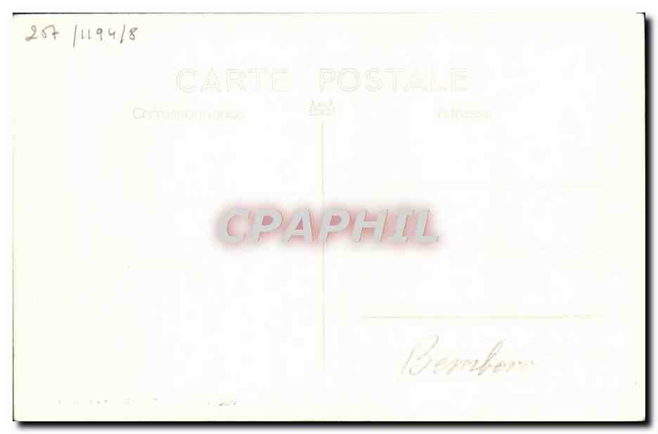 CPA Bateau HMS Benbow — Verso