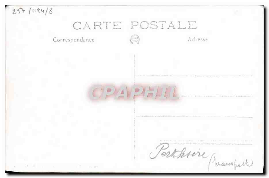 CPA Bateau HMs Pertshire — Verso