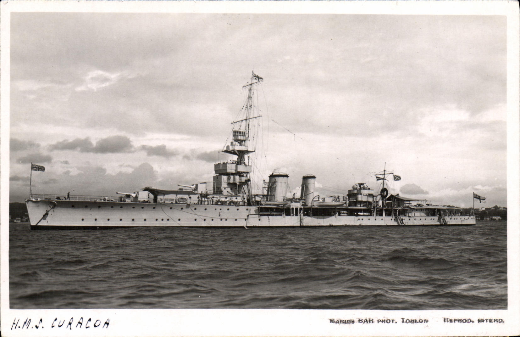 CPA Bateau HMS Curacao