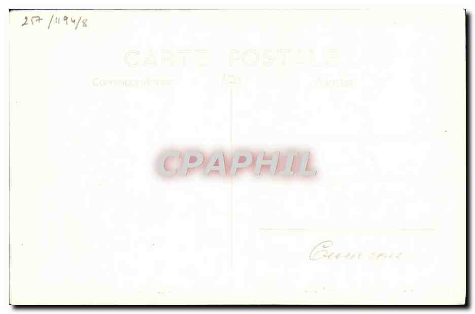 CPA Bateau HMS Curacao — Verso
