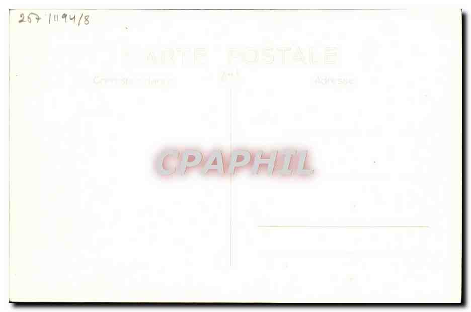 CPA Bateau Croiseur Algerie — Verso