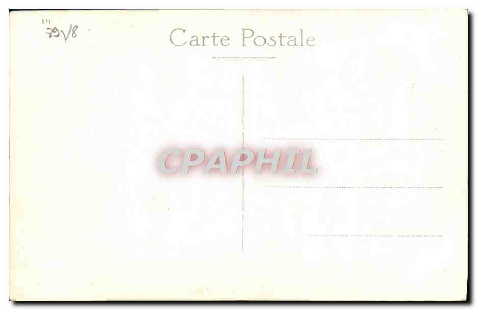 CPA Bateau Croiseur Suffren — Verso