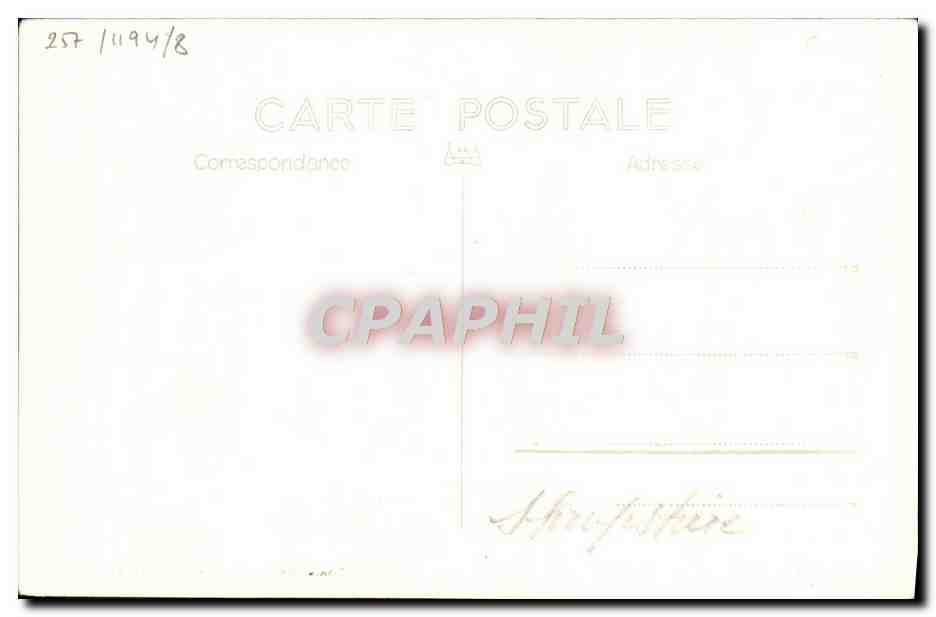 CPA Bateau HMS Shropshire — Verso