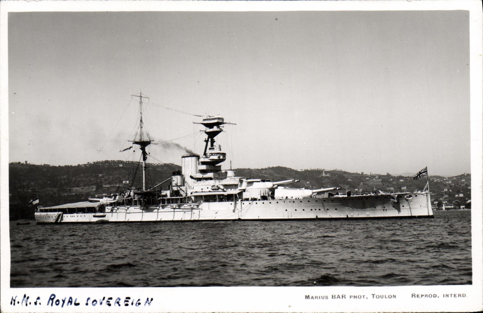 CPA Bateau HMS Royal Sovereign
