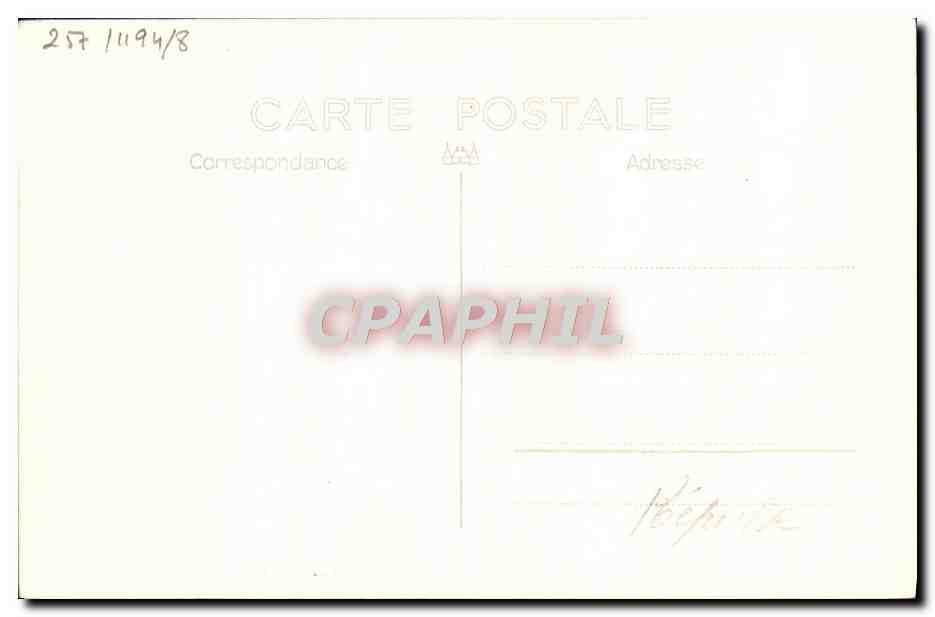 CPA Bateau HMS Refulse — Verso