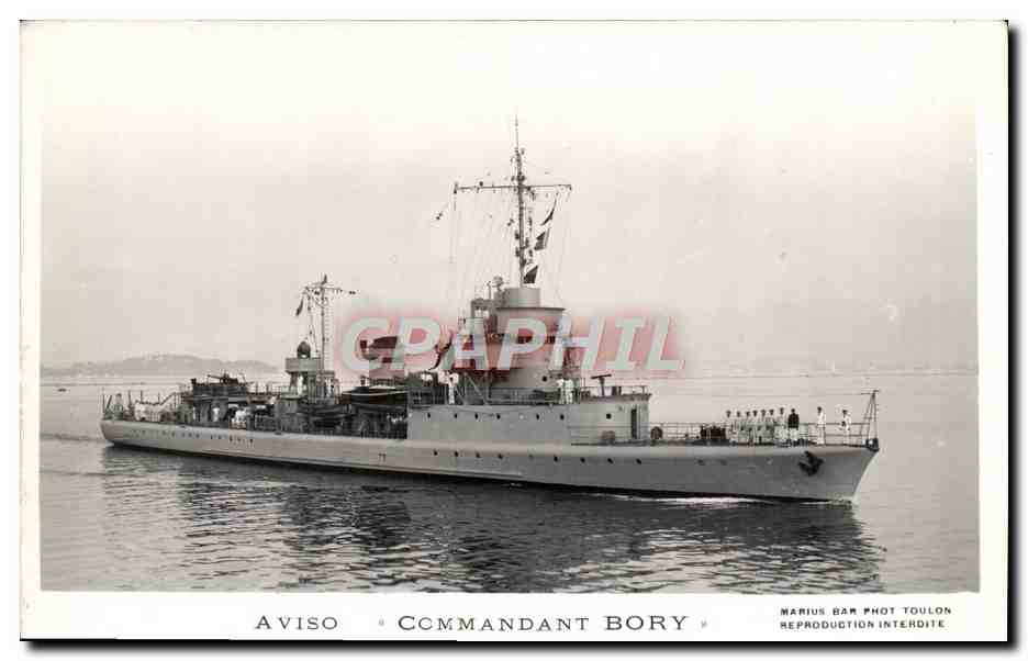 CPA Bateau Aviso Commandant Bory