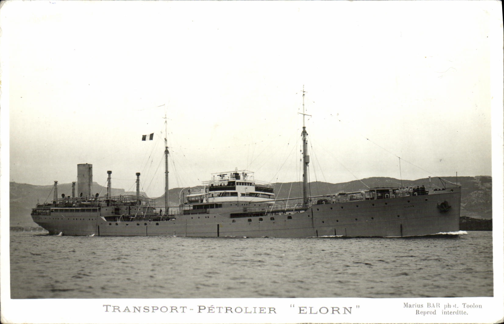 CPA Bateau Transport Petrolier Elorn