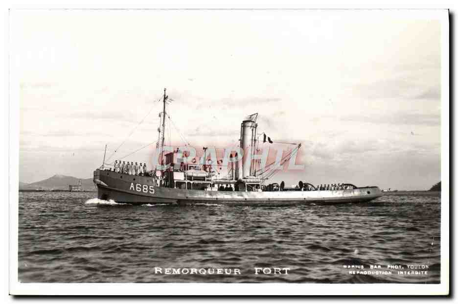 CPA Bateau Remorqueur Fort