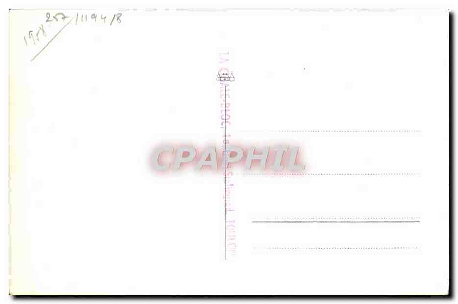 CPA Bateau Remorqueur Fort — Verso
