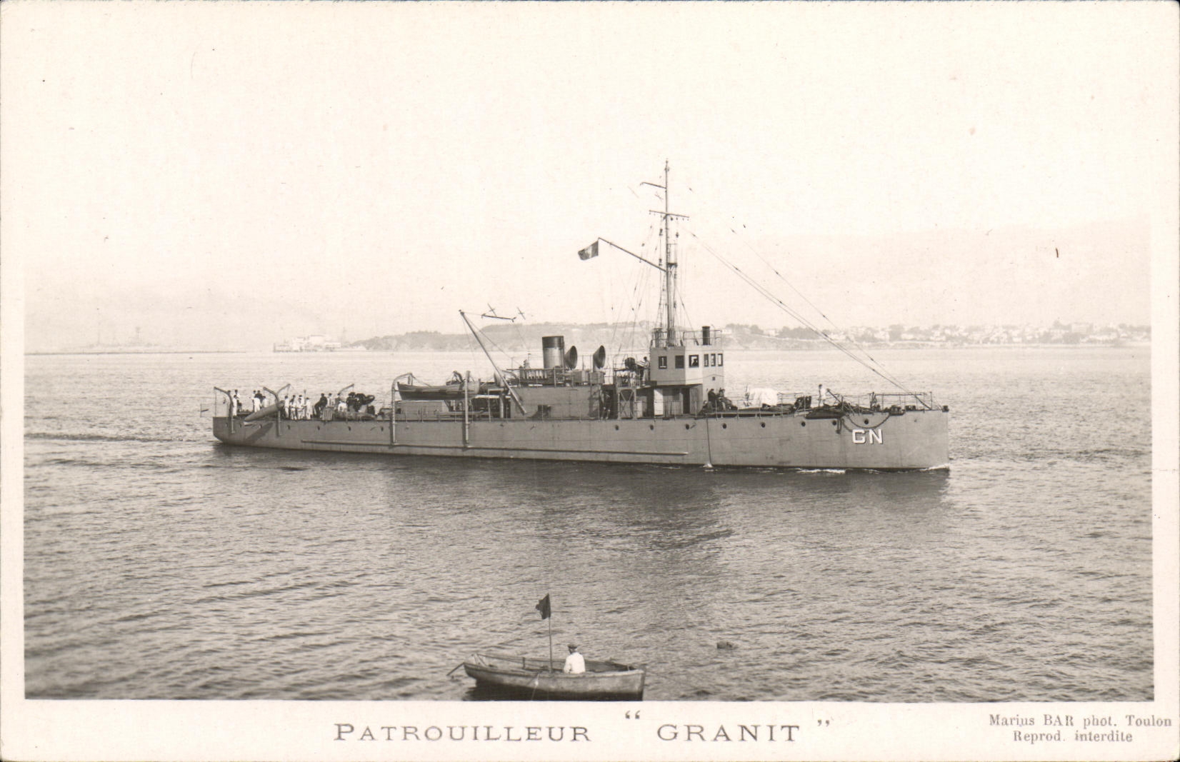 CPA Bateau Patouilleur Granit