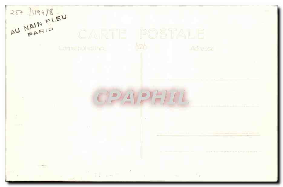 CPA Bateau Patouilleur Granit — Verso