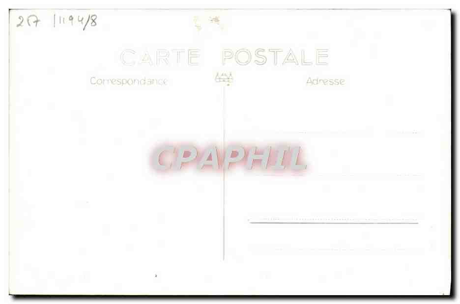 CPA Bateau Aviso Engageante — Verso