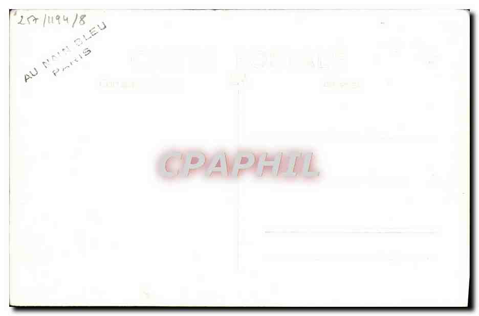 CPA Bateau Aviso Amiral Charner — Verso