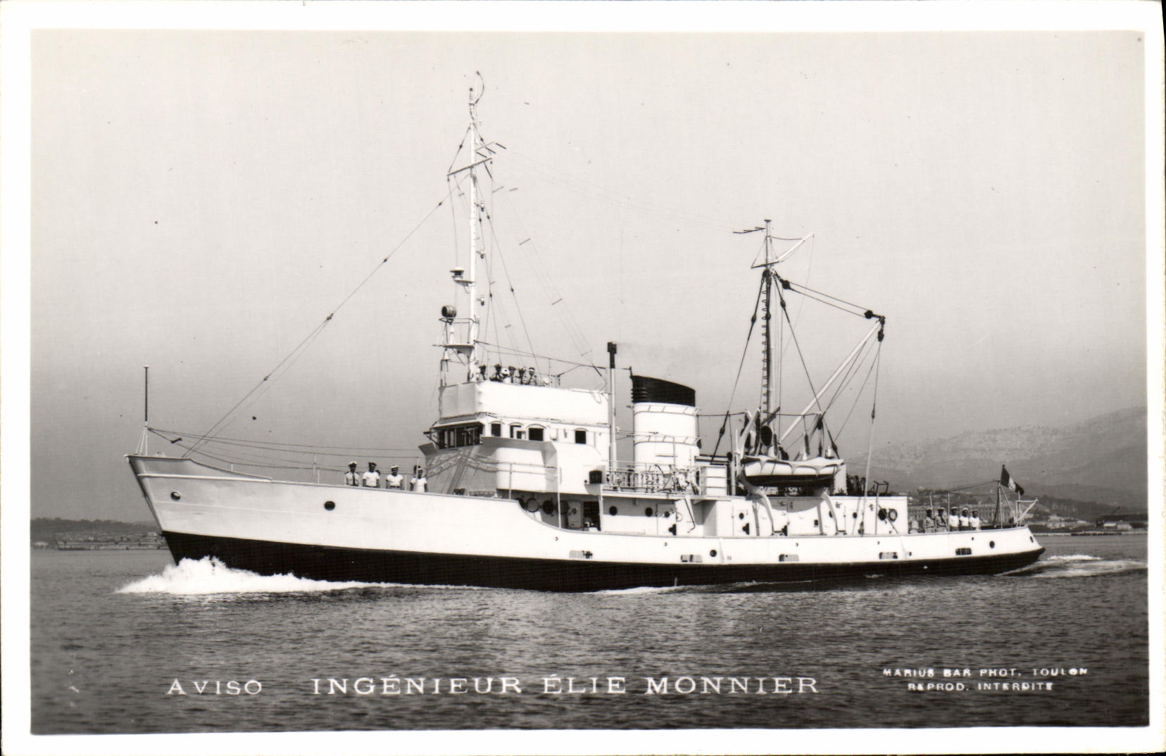 CPA Bateau INgenieur Elie Monnier