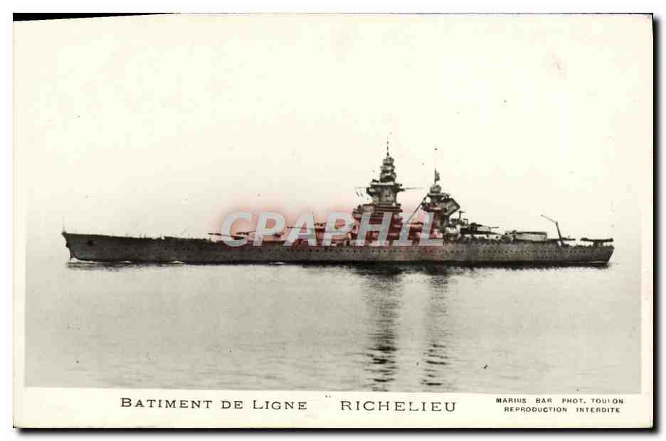 CPA Bateau Batiment De Ligne Richelieu