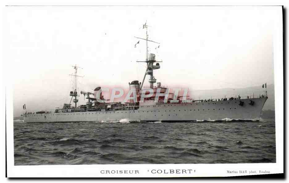 CPA Bateau Croiseur Colbert