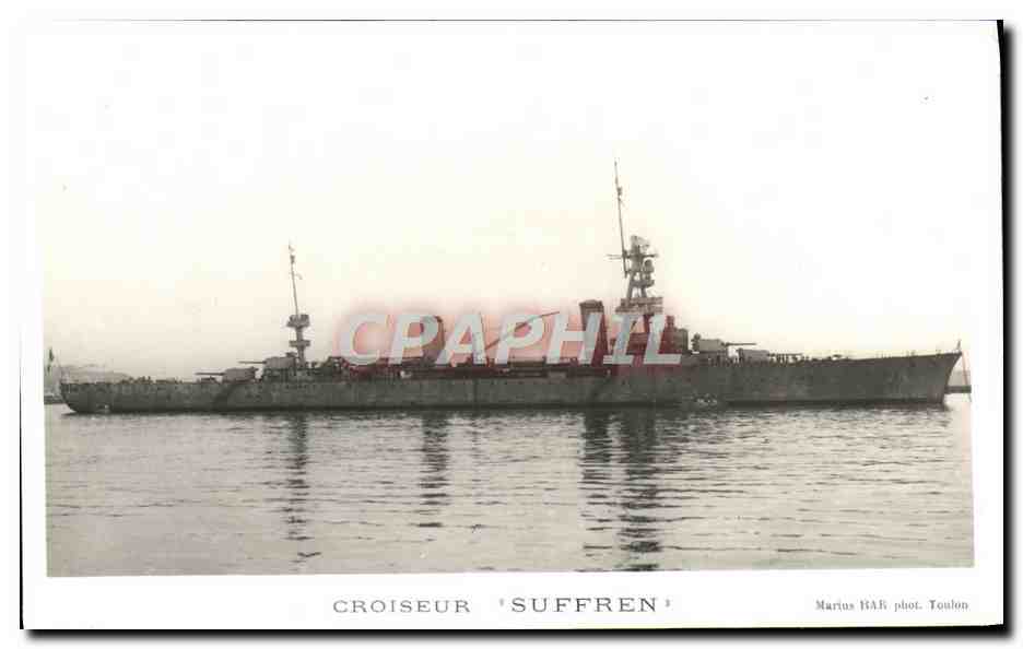 CPA Bateau Croiseur Suffren