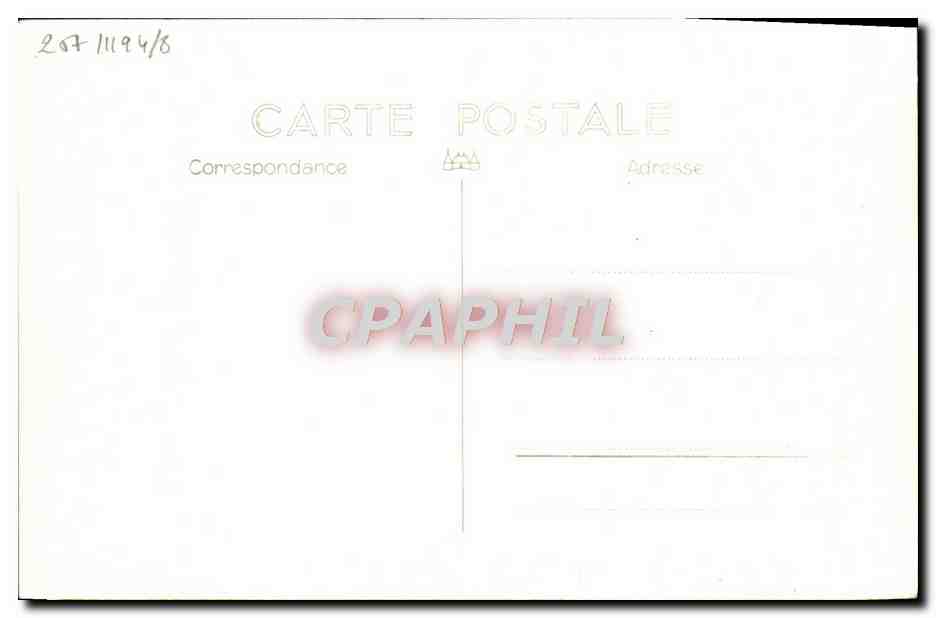 CPA Bateau Croiseur Marseillaise — Verso
