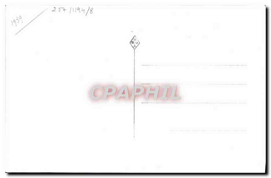 CPA Bateau Batiment De Ligne Strasbourg — Verso