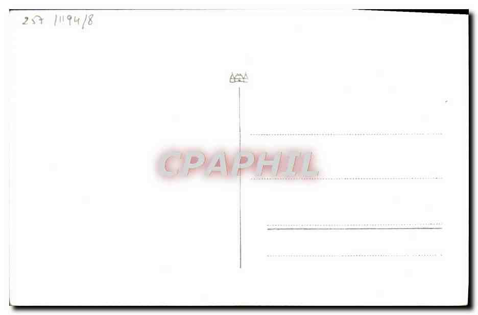 CPA Bateau Fregate La Surprise — Verso