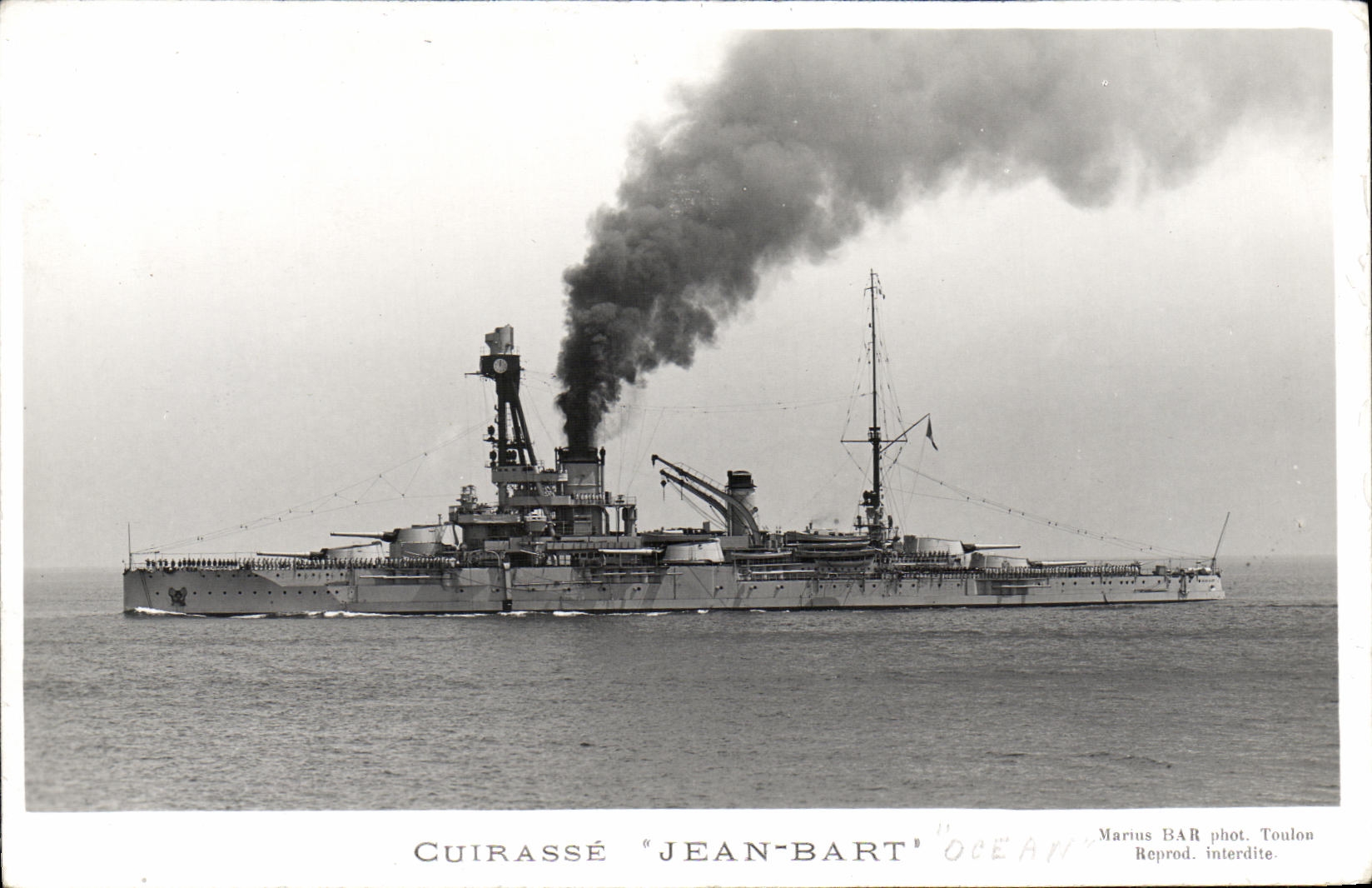 CPA Bateau Cuirasse Jean Bart