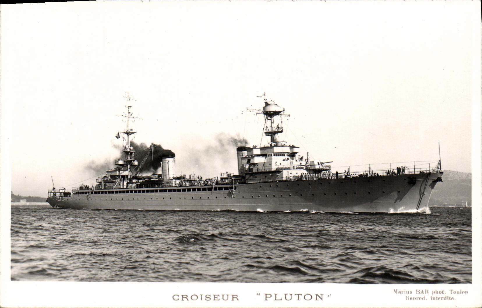 CPA Bateau Croiseur Pluton