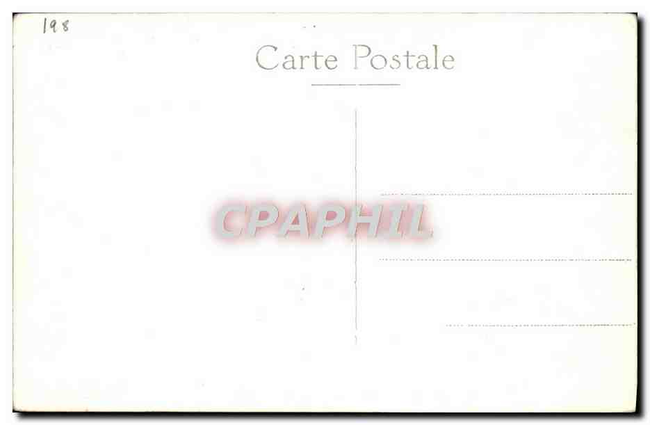 CPA Bateau Croiseur Foch — Verso