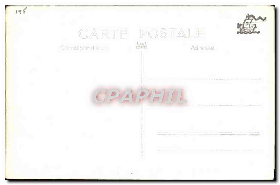 CPA Bateau Groiseur La Galissonniere — Verso