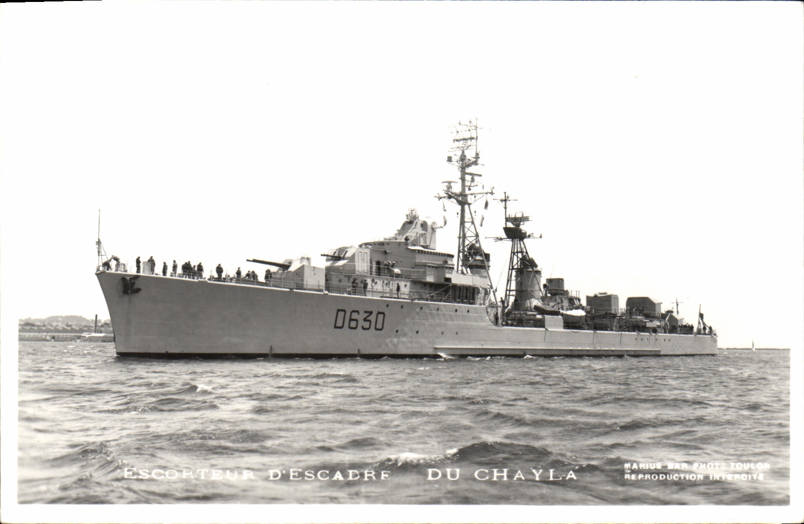 CPA Bateau Escorteur D'Escadre Du Chayla
