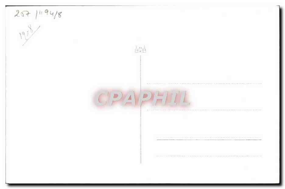 CPA Bateau Escorteur D'Escadre Duperre — Verso