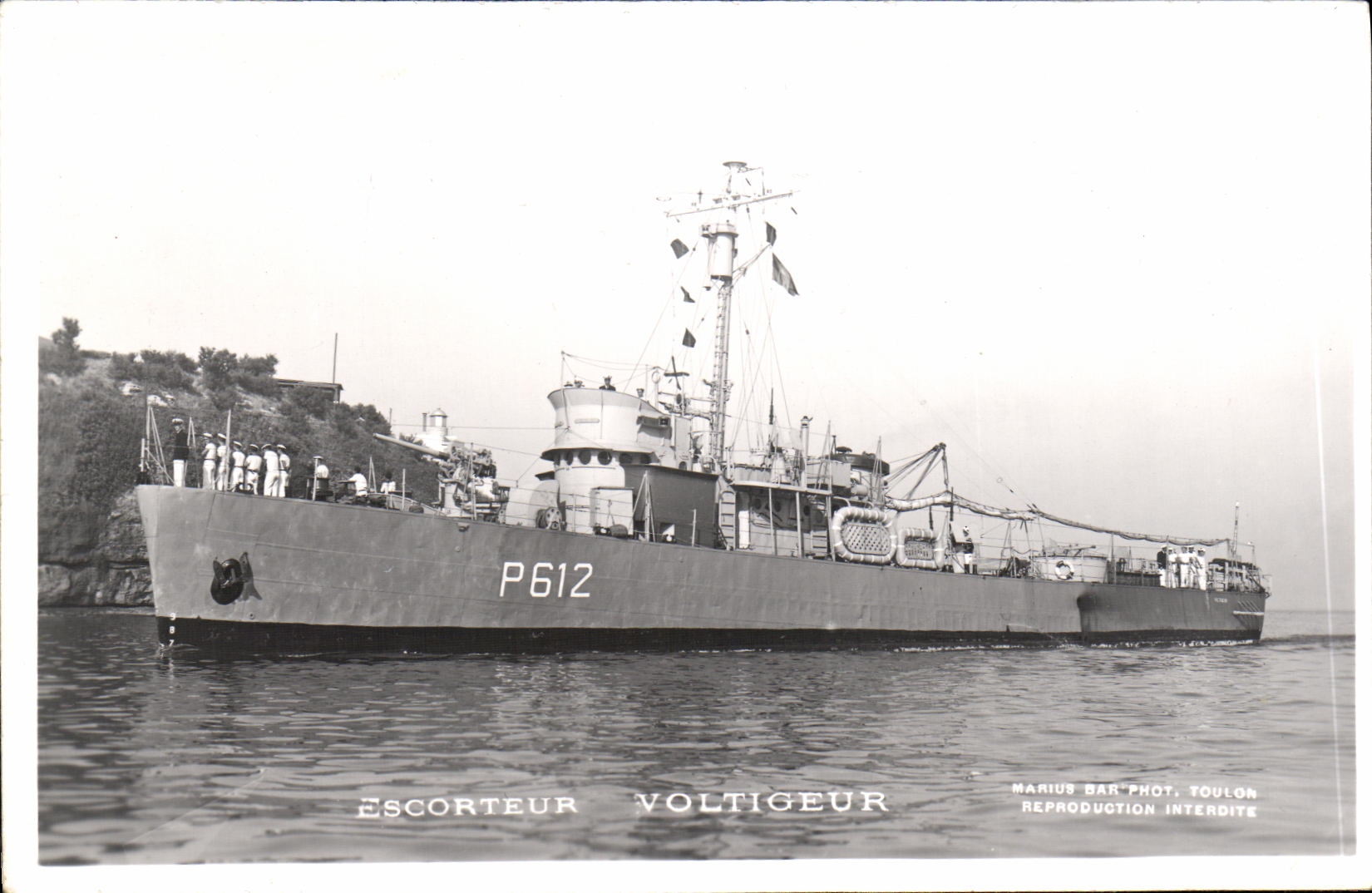CPA Bateau Escorteur Voltigeur