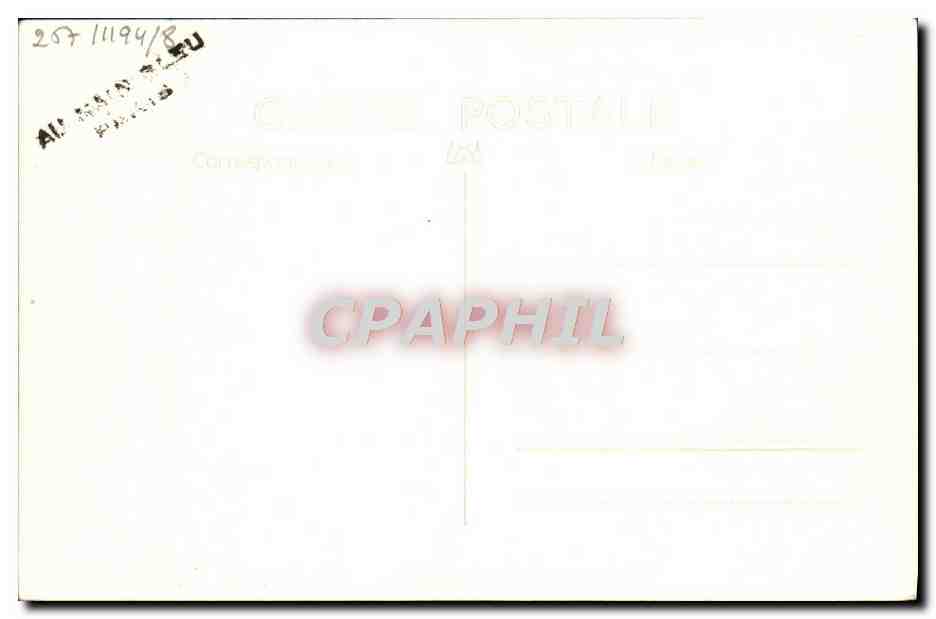 CPA Bateau Porte Avions Bearn — Verso