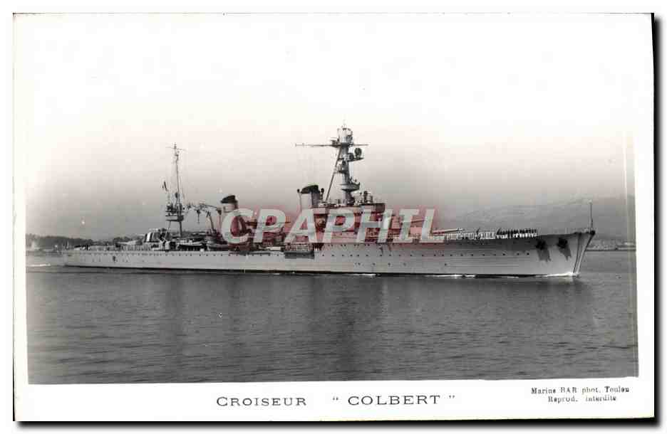 CPA Bateau Croiseur Colbert