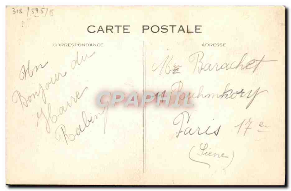 CPA Bateau Le Havre Le Grand Paquebot Normandie au Quai Johannes — Verso