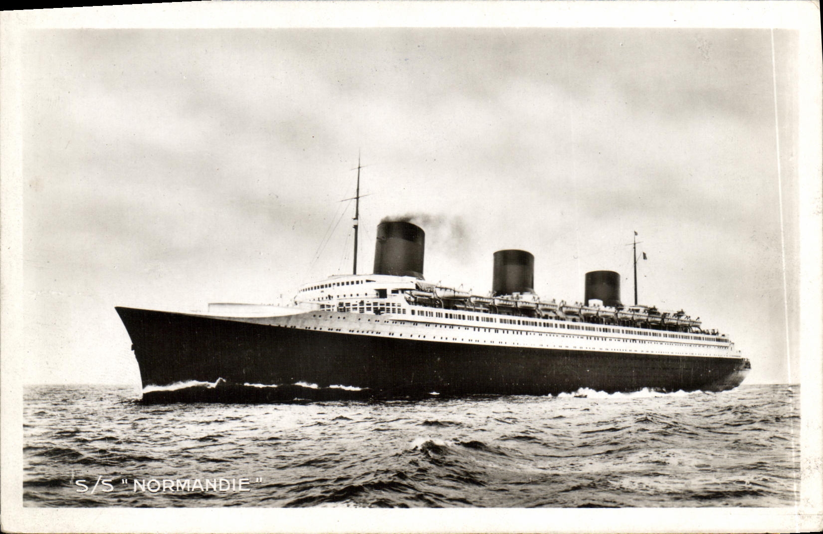 S/S "NORMANDIE" — Côte d'Azur, France — C.A.P. Strasbourg