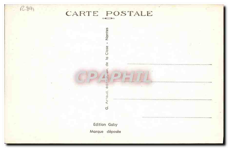 CPA Bateau Paquebot Le Navire Porte Avions Bearn — Verso