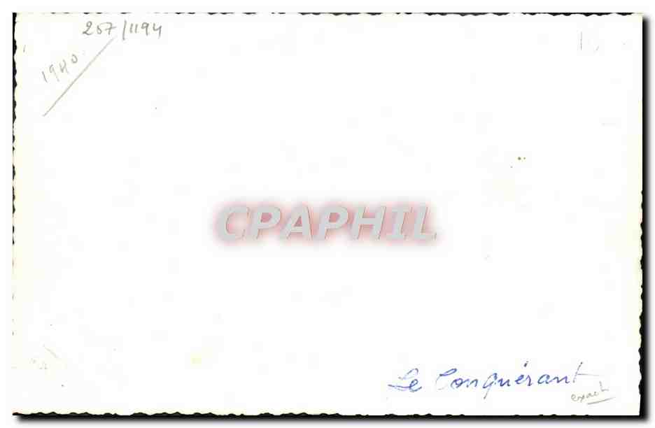 CPA Bateau Sous marin Le Conquerant — Verso