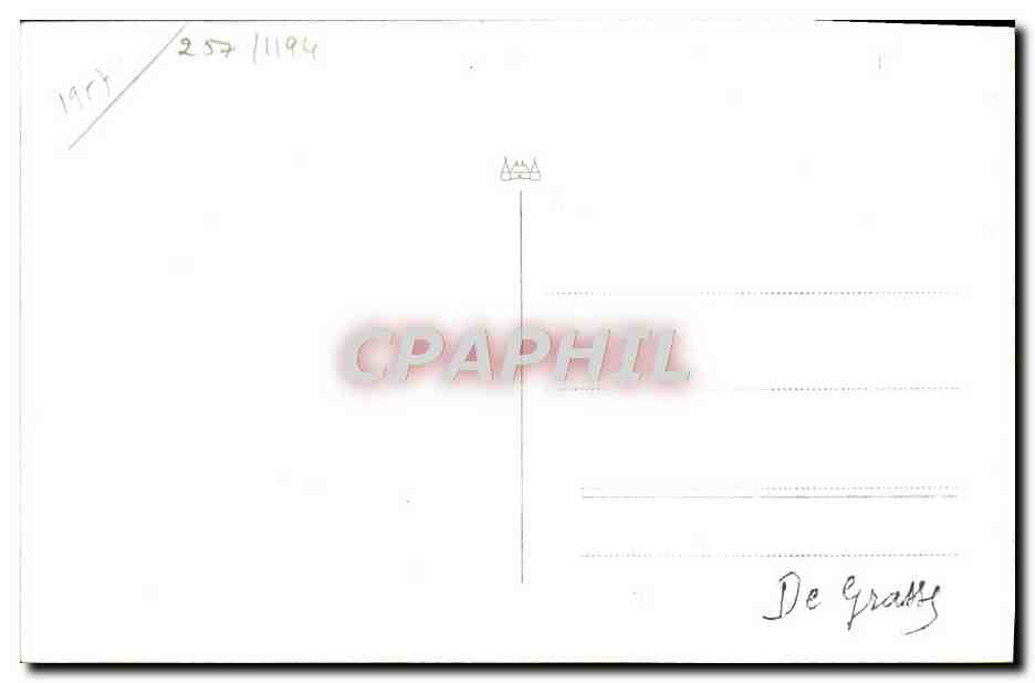 CPA Bateau Grasse — Verso