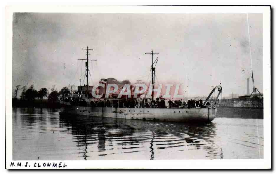 CPA Bateau HMs Clonmel