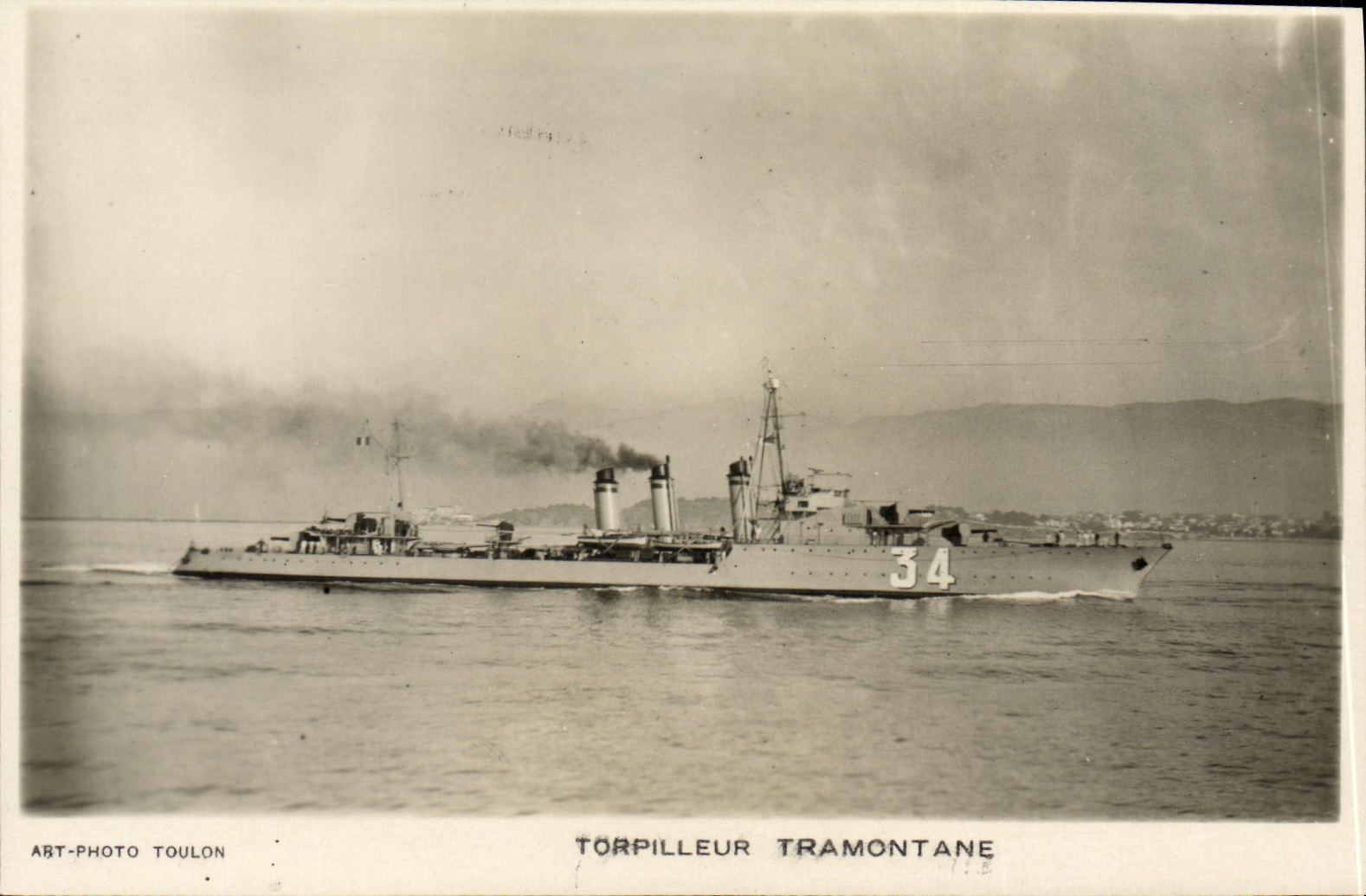 CPA Bateau Torpilleur Tramontane