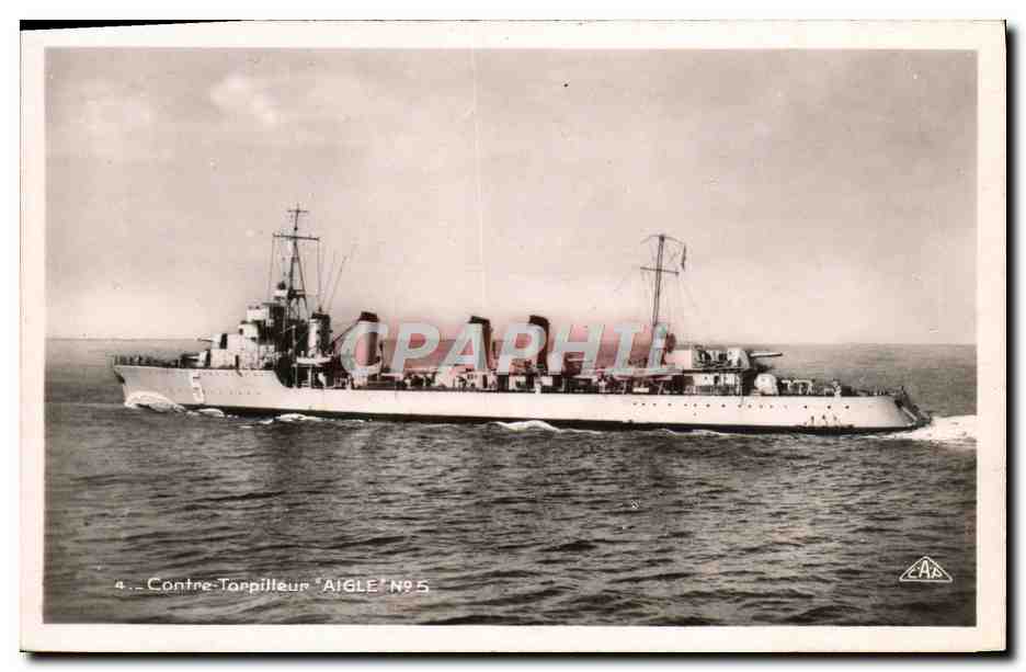 CPA Bateau Contre Torpilleur Aigle n°5