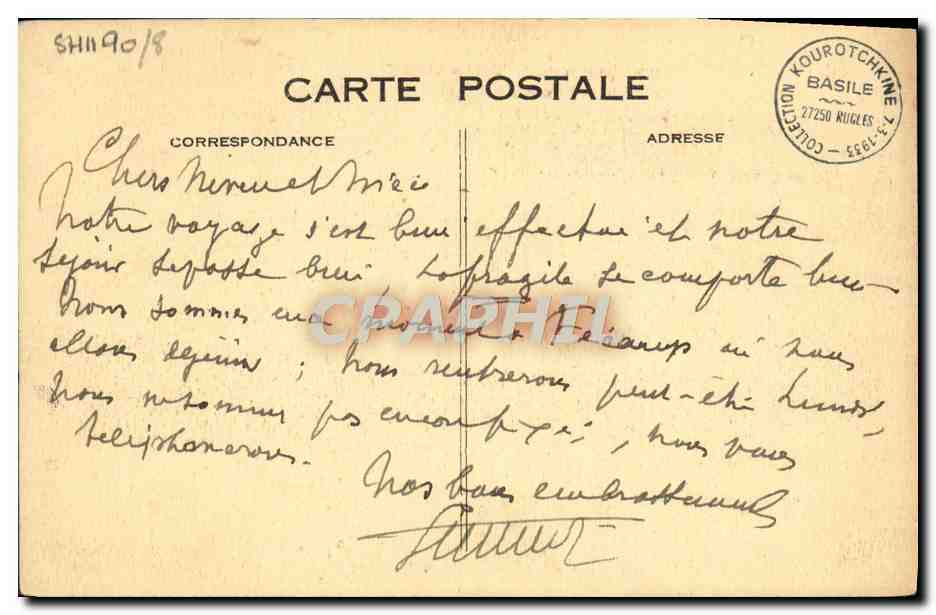 Le Havre — Le grand paquebot "Normandie" de la Compagnie Générale Transatlantique — C. M., Le Havre — Reverso