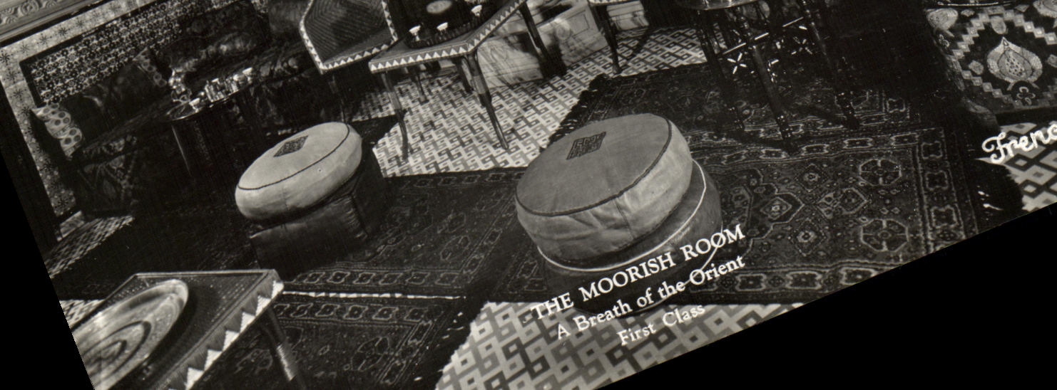 The Moorish Room — A Breath of the Orient — French Line